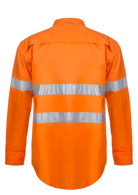 This product is made by Workcraft and distributed by B-Protected. The Light Weight Long Sleeve Day Night Orange Shirt has the part number of NCC-WS4131