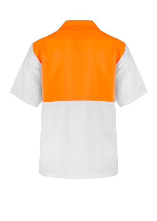 This product is made by Workcraft and distributed by B-Protected. The Hi Vis Short Sleeve Jacshirt Suitable For Food Industry has the part number of NCC-WS3008