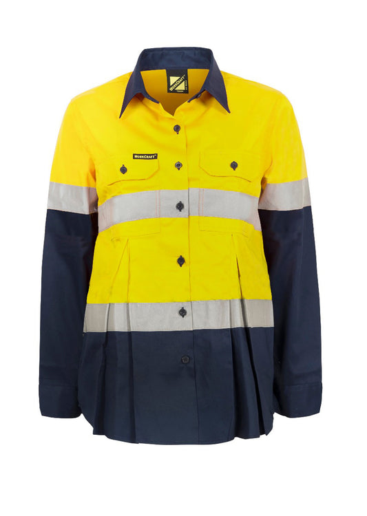 This product is made by Workcraft and distributed by B-Protected. The Maternity Hi Vis Shirt CSR tape has the part number of NCC-WSL601