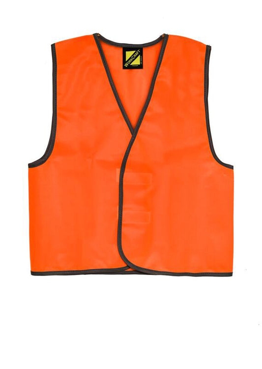 This product is made by Workcraft and distributed by B-Protected. The Kids Hi Vis Safety Vest has the part number of NCC-WVK800