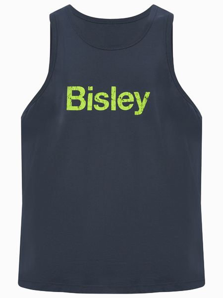 Cotton Logo Singlet - made by Bisley