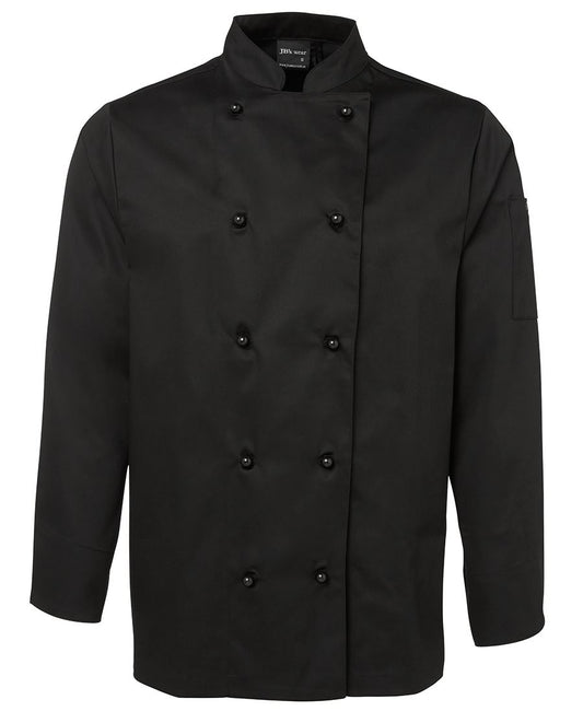 This product is made by JBs Wear and distributed by B-Protected. The Chefs Jacket - Long Sleeve has the part number of JB5CJ