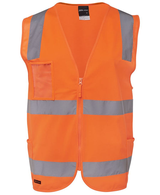 This product is made by JBs Wear and distributed by B-Protected. The Hi Vis Day Night Zip Safety Vest has the part number of JB6DNSZ
