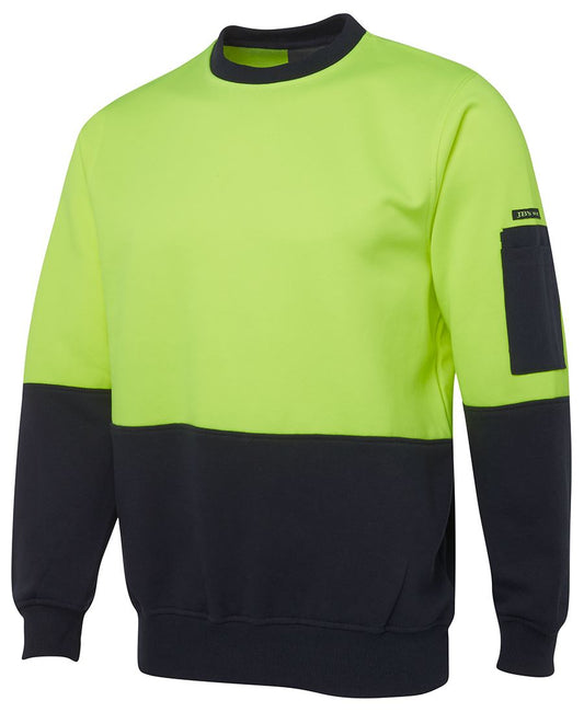 This product is made by JBs Wear and distributed by B-Protected. The Hivis Crew Neck Windcheater has the part number of JB6HVCNNo No