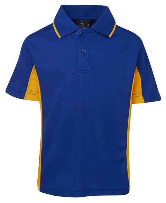 This product is made by JBs Wear and distributed by B-Protected. The Kids Contrast Poly Polo has the part number of JB7PP3