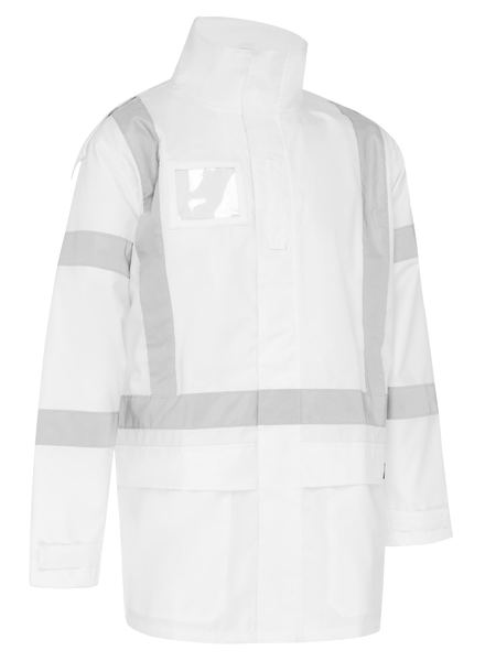 Rta White Rain Jacket - made by Bisley