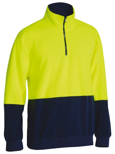 This product is made by Bisley and distributed by B-Protected. The Hi Vis Polar Fleece Zip Pullover has the part number of B-BK6889