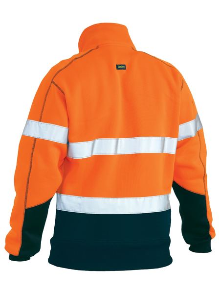 This product is made by Bisley and distributed by B-Protected. The Taped Hi Vis 1/4 Zip Fleece Pullover With Sherpa Lining has the part number of B-BK6987T