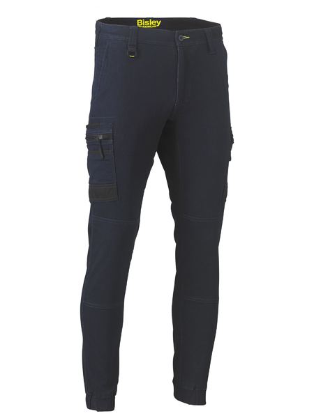 Flx and Move Stretch Denim Cargo Cuffed Pants - made by Bisley