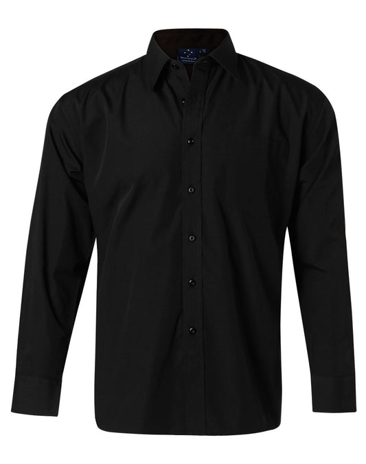 This product is made by AIW and distributed by B-Protected. The Long Sleeve Poplin Business Shirt has the part number of AIWBS01L