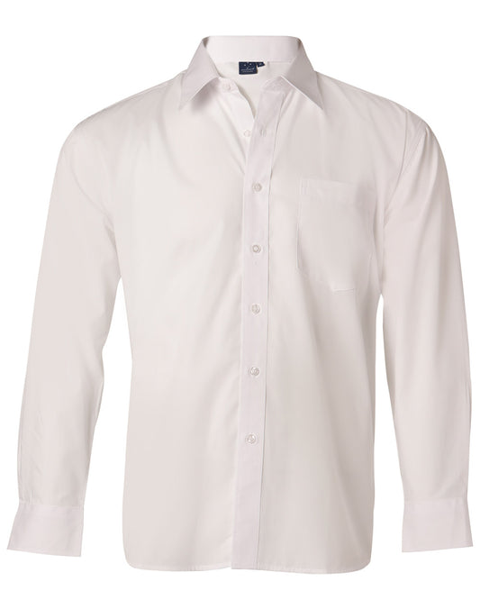 Long Sleeve Poplin Business Shirt - made by AIW