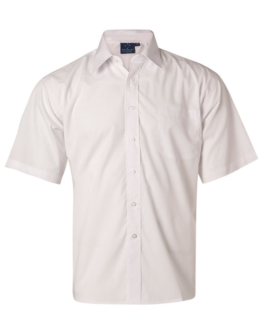 Short Sleeve Poplin Business Shirt - made by AIW