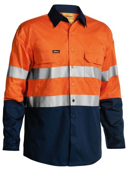 Taped Hi Vis Cool Lightweight Shirt - made by Bisley