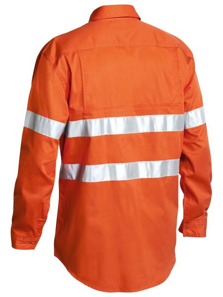 Taped Hi Vis Cool Lightweight Drill Shirt - made by Bisley