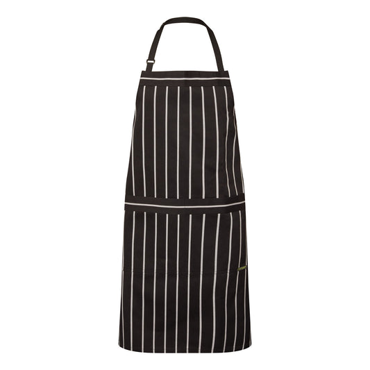Cafe Stripe Apron Wth Pkt - made by ChefsCraft