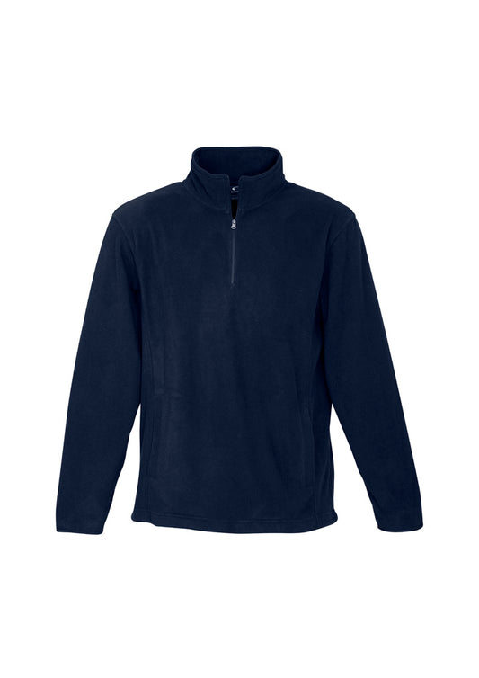 This product is made by Fashion Biz and distributed by B-Protected. The Mens Microfleece Half Zip has the part number of BIZF10510
