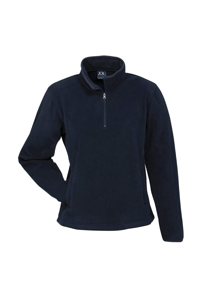 Ladies Microfleece Half Zip - made by Fashion Biz