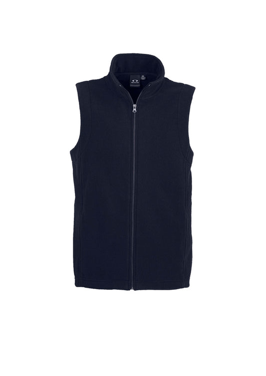 This product is made by Fashion Biz and distributed by B-Protected. The Biz Mens Polar Fleece Vest has the part number of BIZF233MN