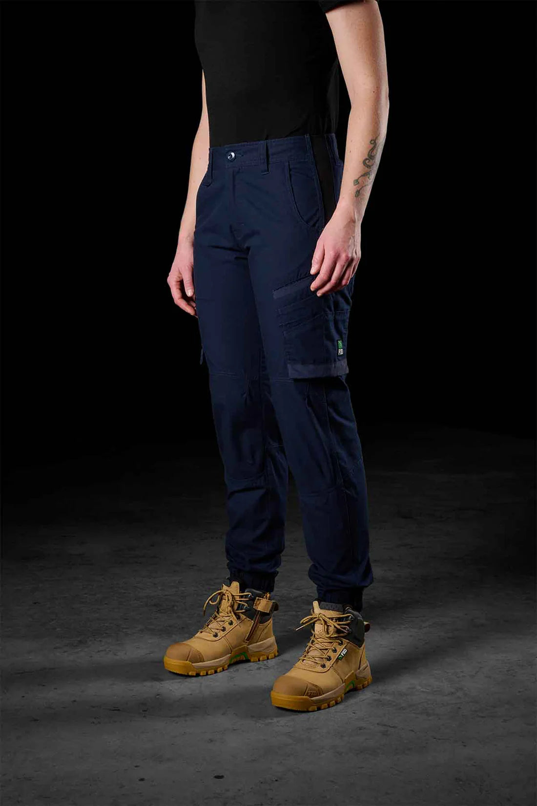 Ladies Cuffed Ripstop Stretch Work Pants - made by FXD Workwear