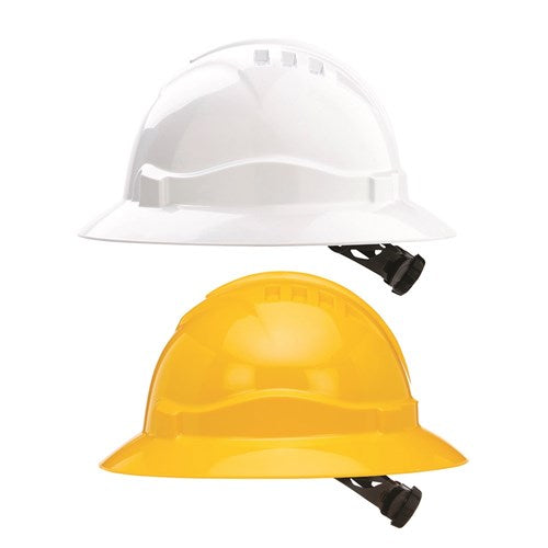 Unvented Brim Hard Hat With Printed Logo (Min 20) - made by PRO Choice