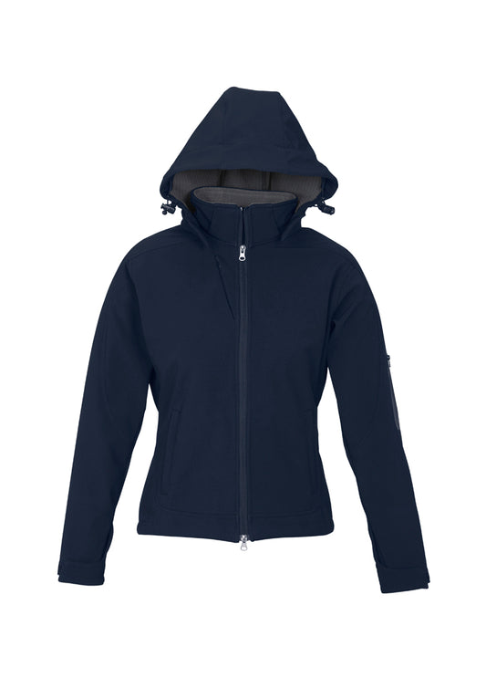 This product is made by Fashion Biz and distributed by B-Protected. The Biz Ladies Summit Jacket has the part number of BIZJ10920