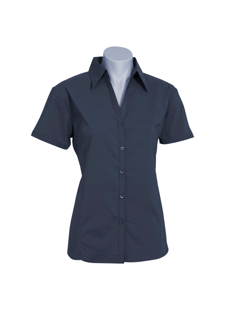 Ladies Short Sleeve Metro Shirt - made by Fashion Biz