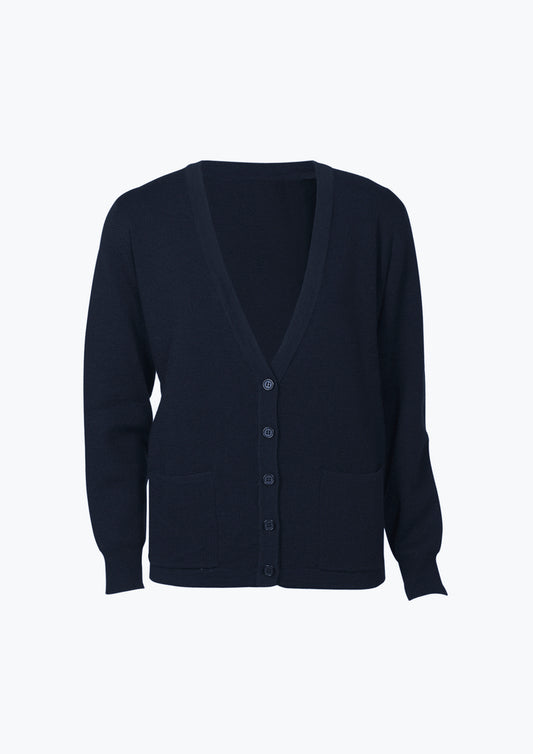 This product is made by Fashion Biz and distributed by B-Protected. The Ladies Woolmix Cardigan has the part number of BIZLC8008