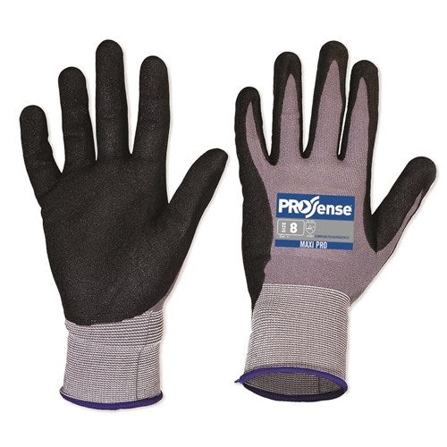 Maxipro Palm Dip Nitrile Gloves - made by PRO Choice