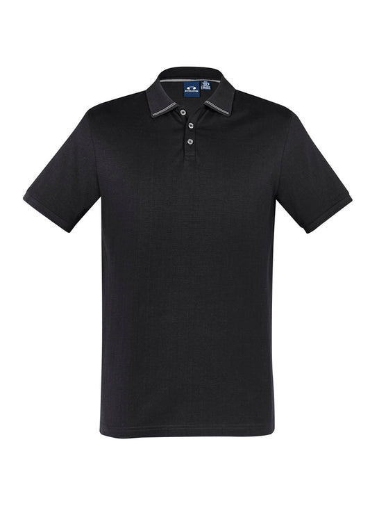 This product is made by Fashion Biz and distributed by B-Protected. The Mens Aston S.s Polo has the part number of BIZP106MS