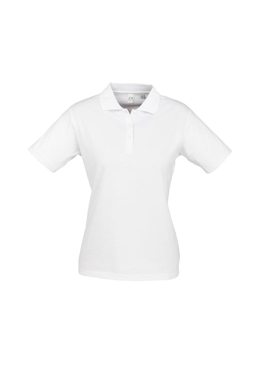 This product is made by Fashion Biz and distributed by B-Protected. The Ladies Ice Polo has the part number of BIZP112LS