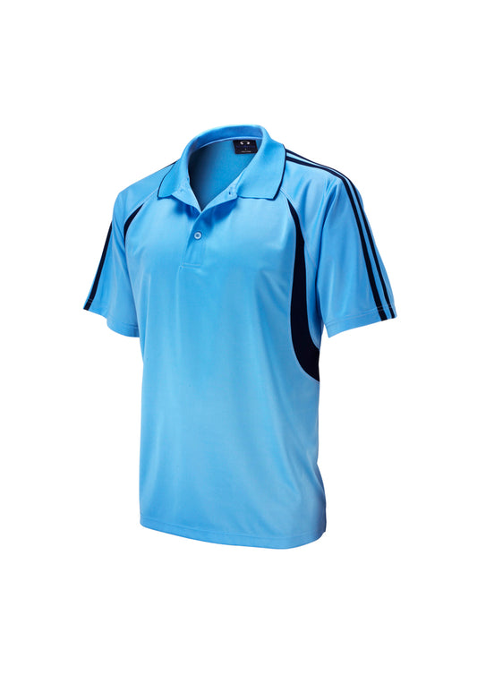 This product is made by Fashion Biz and distributed by B-Protected. The Bizcool Flash Polo Shirt has the part number of BIZP3010