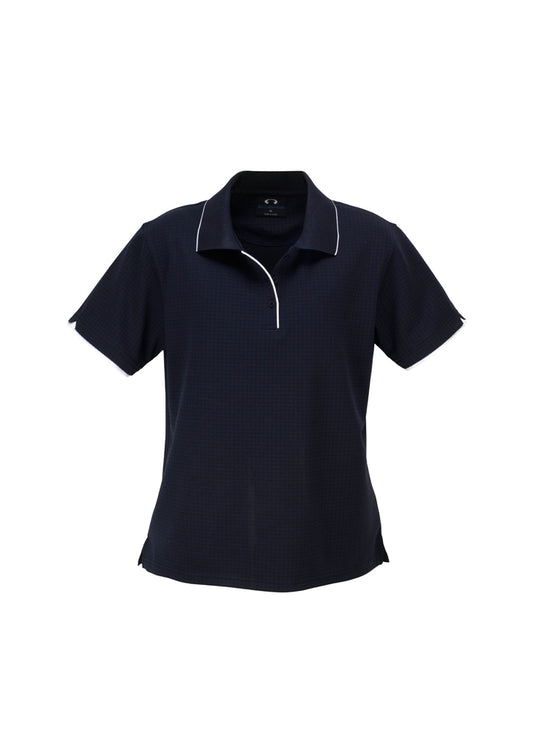 This product is made by Fashion Biz and distributed by B-Protected. The Ladies Bizcool Elite Polo has the part number of BIZP3225