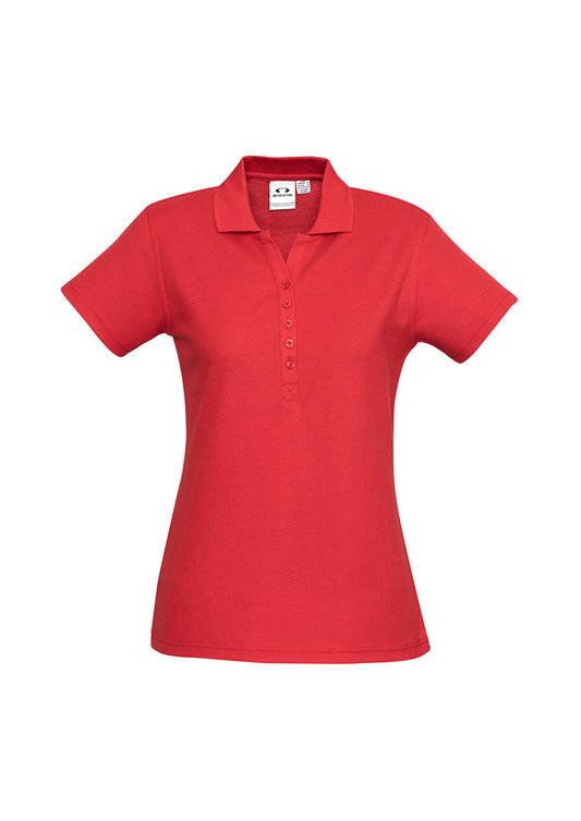 This product is made by Fashion Biz and distributed by B-Protected. The Classic Pique Polo has the part number of BIZP400LS
