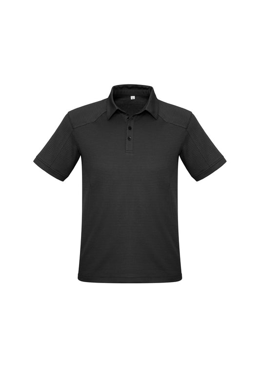 This product is made by Fashion Biz and distributed by B-Protected. The Mens Profile Short Sleeve Polo has the part number of BIZP706MS