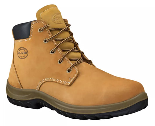 Ankle Height Lace Up Safety Boot - made by Oliver Footwear