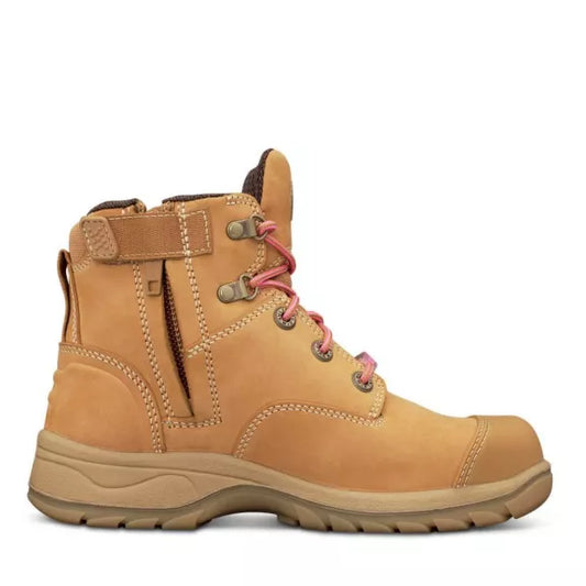 This product is made by Oliver Footwear and distributed by B-Protected. The Ladies Zip Side Safety Boot has the part number of O49432Z