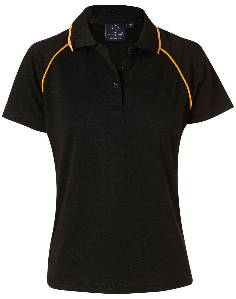 Ladies Cooldry Contrast Polo - made by AIW