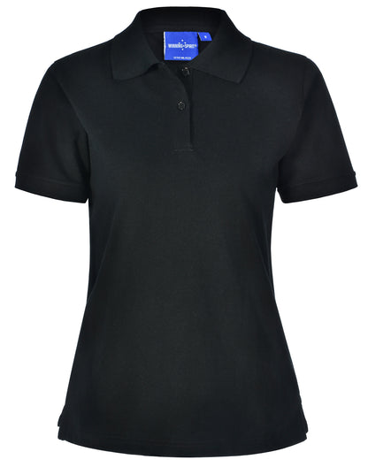 Deluxe Ladies Short Sleeve Polo Shirt - made by AIW