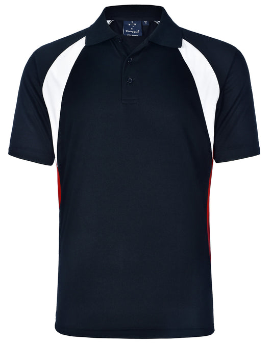 This product is made by AIW and distributed by B-Protected. The Cooldry Tricolour Polo Shirt has the part number of AIWPS28