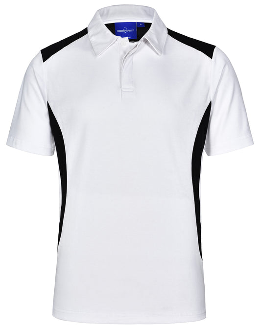 This product is made by AIW and distributed by B-Protected. The Truedry Contrast Polo Shirt has the part number of AIWPS31