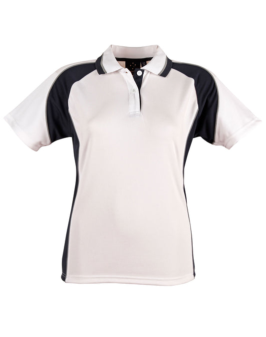 This product is made by AIW and distributed by B-Protected. The Mascot Ladies Polo Shirt has the part number of AIWPS50