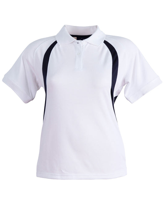 This product is made by AIW and distributed by B-Protected. The Ladies Olympian Polo Shirt has the part number of AIWPS52