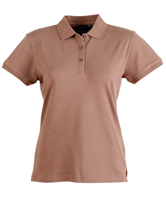 This product is made by AIW and distributed by B-Protected. The Ladies Cotton Stretch Polo has the part number of AIWPS56