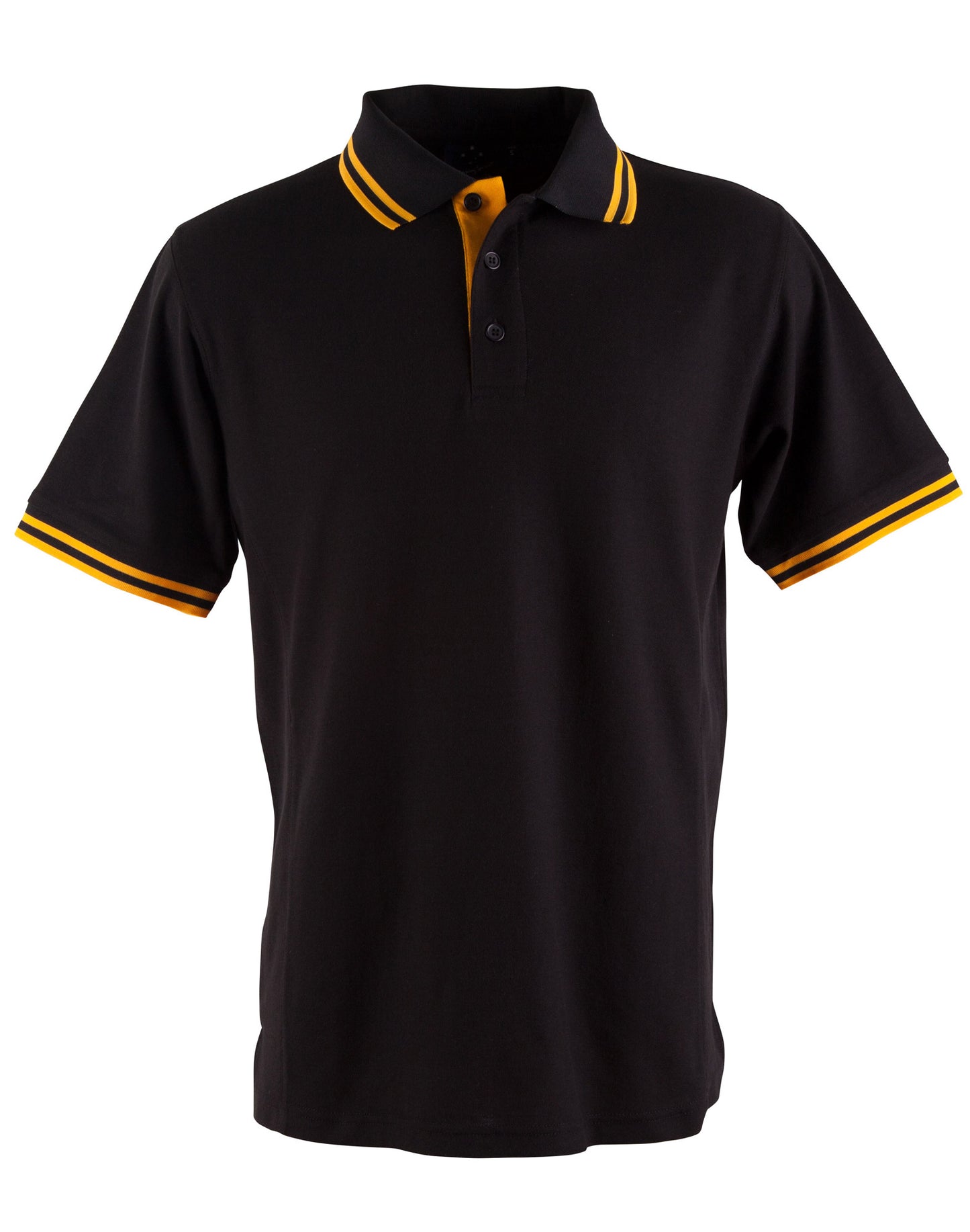 Contrast Short Sleeve Polo Shirts - made by AIW