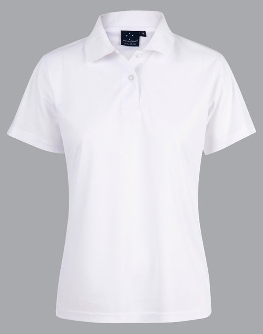 This product is made by AIW and distributed by B-Protected. The Ladies Verve Short Sleeve Polo has the part number of AIWPS82