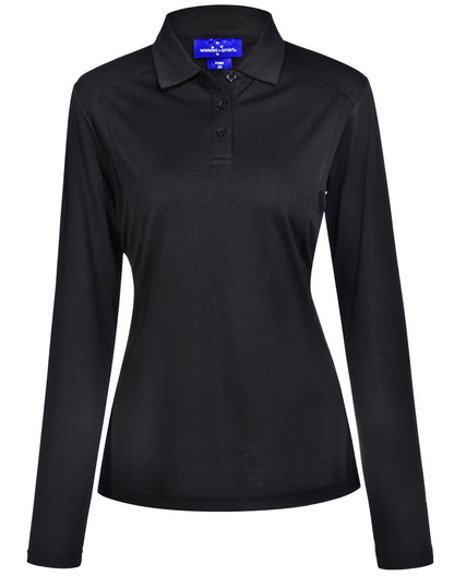 Ladies Bambo Long Sleeve Polo - made by AIW