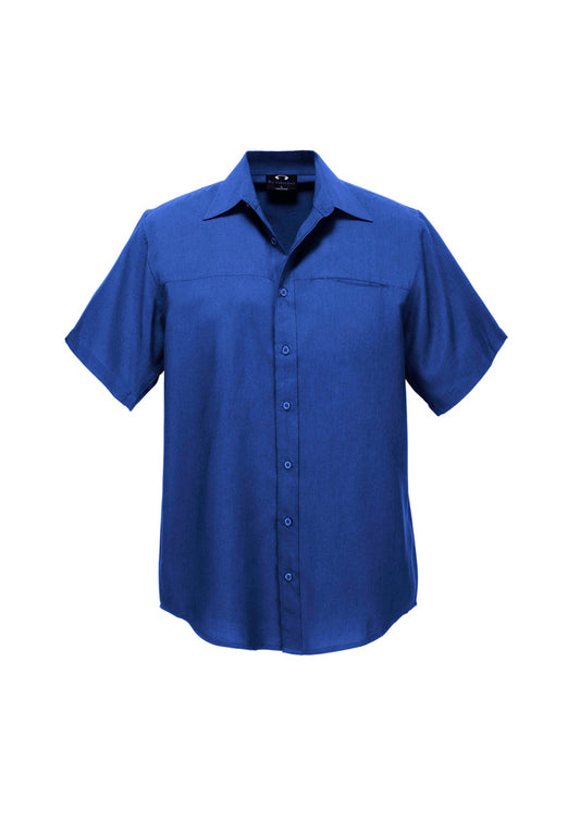 This product is made by Fashion Biz and distributed by B-Protected. The Oasis Short Sleeve Shirt - Plain has the part number of BIZSH3603