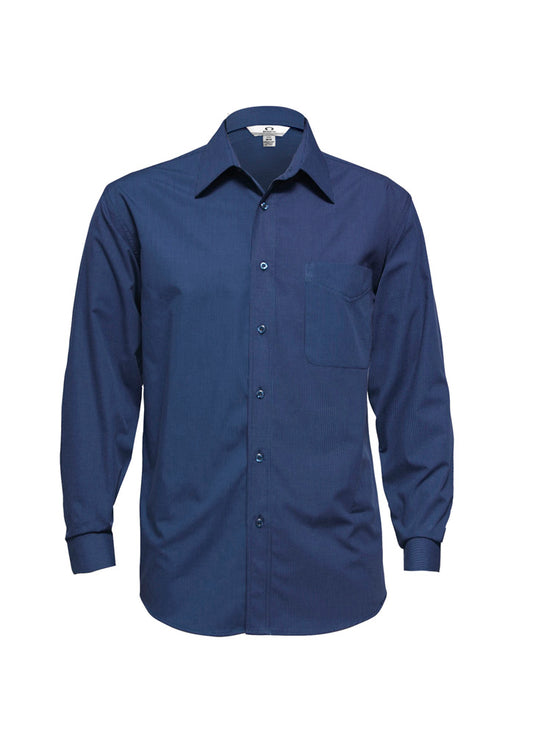 This product is made by Fashion Biz and distributed by B-Protected. The Micro Check Shirt Long Sleeve has the part number of BIZSH816