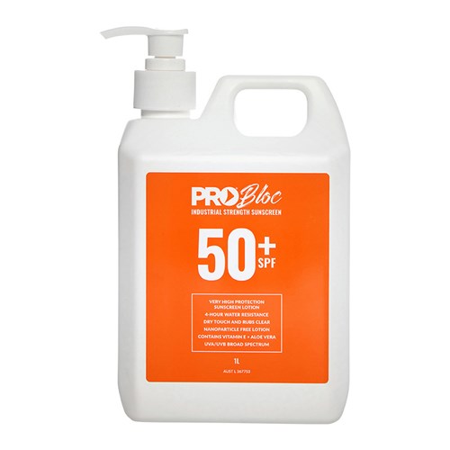Probloc 50With Sunscreen 1L Pump Bottle - made by PRO Choice