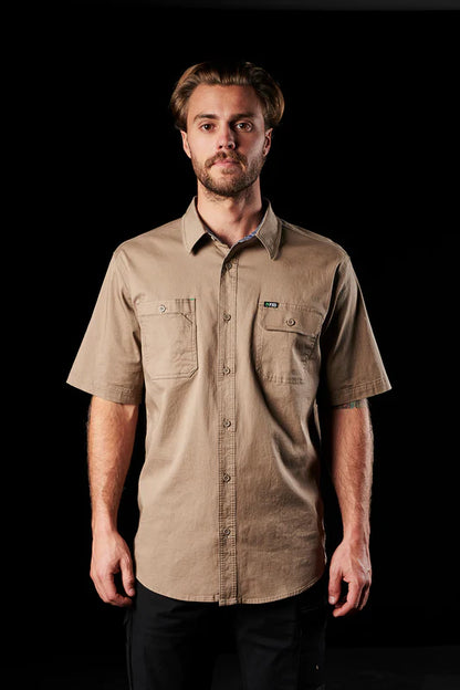 Short Sleeve 360 Degrees Stretch Work Shirt - made by FXD Workwear